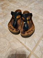 Birkenstock Gizeh Größe 39 schwarz Lack Bayern - Hauzenberg Vorschau