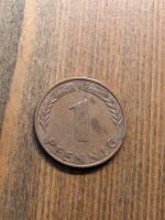 1 Pfennig Münze mit G Prägung Thüringen - Schwallungen Vorschau