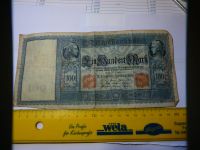 2 Reichsbanknoten 100 Mark von 21.April 1910, rotes Siegel Bayern - Bamberg Vorschau
