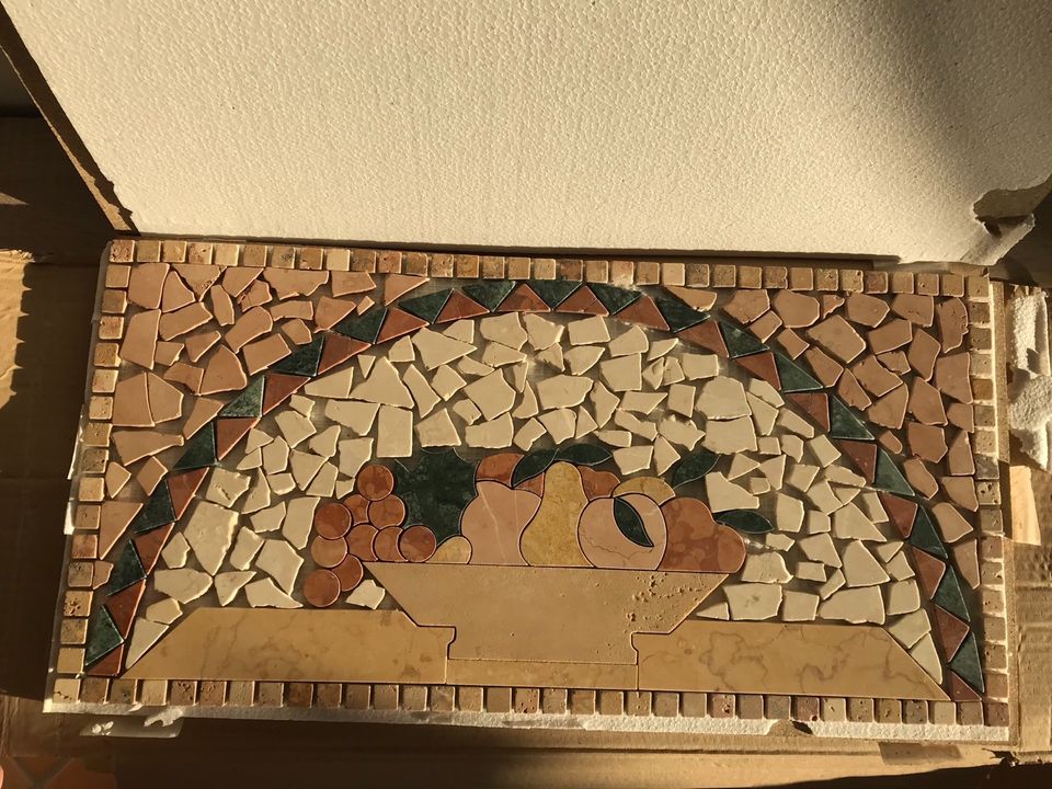 Mosaik Einleger - Marmor 30 x 60 cm in Horhausen (Westerwald)