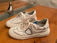 Sneakers Philippe Model Gr. 39 weiß blau NP €300 Saarland - Schmelz Vorschau