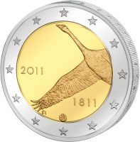 Sondermünze Finnland: 2 Euro Münze 2011 200 Jahre Nationalbank Niedersachsen - Osnabrück Vorschau