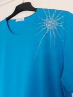 Elegantes Shirt, 44/46, leuchtendes Blau, tolle Glitzerelemente Nordrhein-Westfalen - Plettenberg Vorschau