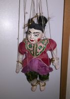 Antike Holz Marionette - wohl Burma / Birma - das jetzige Myanmar München - Sendling Vorschau