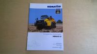 Prospekt " KOMATSU KNICKGELENKTER MULDENKIPPER HM400 " von 2009 Bayern - Wunsiedel Vorschau