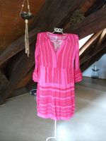 Kleid Hippie Sommer Stufenkleid  Ibiza pink rot weit Gr.44 NEU Baden-Württemberg - Wald Vorschau