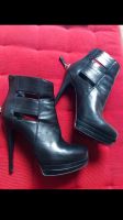 Pfennigabsatz schwarz Gothic WGT Plateau Stilettos 37 Hessen - Kassel Vorschau