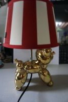 Lampe - Retro - Designer - Hund - Gold - Streifen - handmade Baden-Württemberg - Villingen-Schwenningen Vorschau