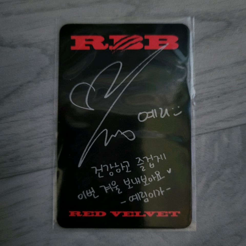 Red Velvet "RBB - The 5th Album" inkl. Yeri Photocard in Hamburg