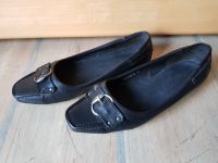 Gr. 39 Ballerina mit Schnalle / Damen Schuhe schwarz NEU Sachsen-Anhalt - Sangerhausen Vorschau