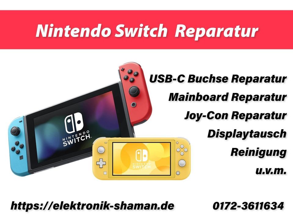 Nintendo Switch Reparatur alle Fehler in Gersthofen