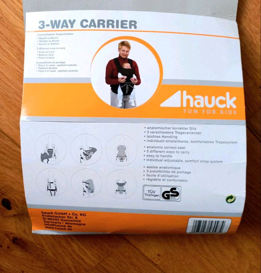 Hauck 3-way Carrier Babytrage in Würselen