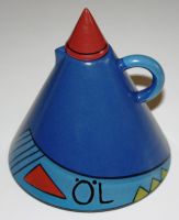 RAR !! - Öl - Kanne - Keramik - "Indigo" - von KMK - TOP-Zustand! Rheinland-Pfalz - Limburgerhof Vorschau