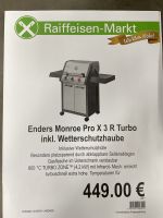 Enders  GasgrillMonroe Pro X 3 R Turbo, Neu und OVP Hessen - Lahntal Vorschau