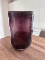 Vase Neu wertig lila Flieder Perugino Glas 19 x 30 cm Brandenburg - Oranienburg Vorschau