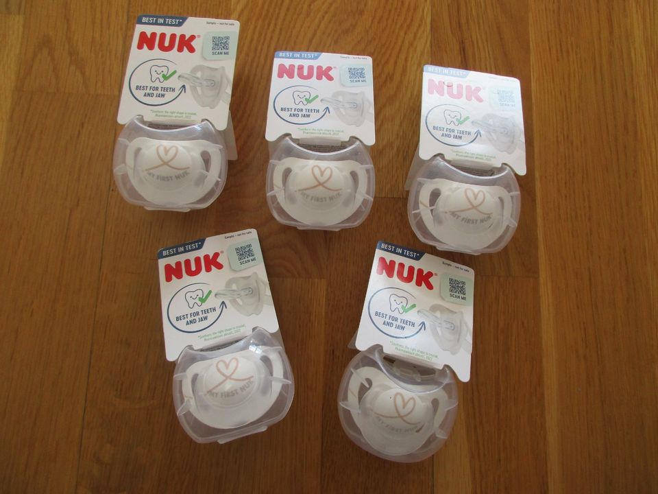 5 Nuk Schnuller „My first Nuk“ 0-6 Monate, originalverpackt, NEU in Darmstadt