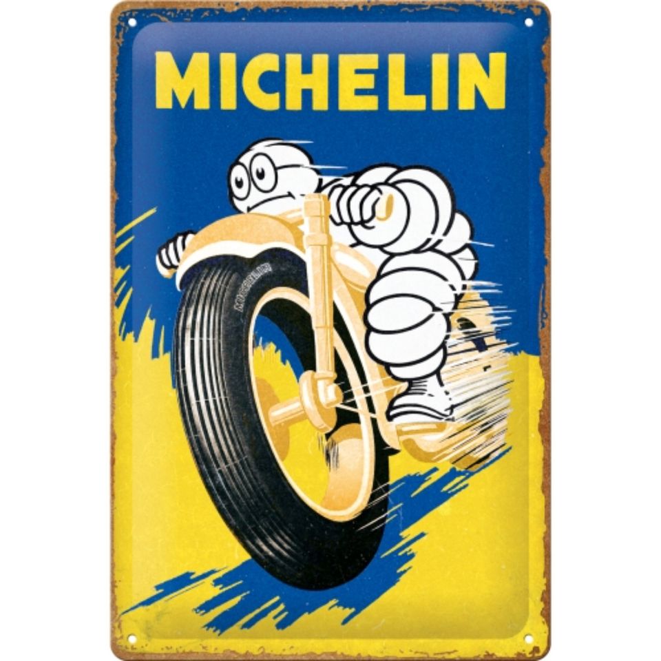 Schönes Michelin Männchen Blechschild Bibendum 20x30 cm in Ludwigshafen