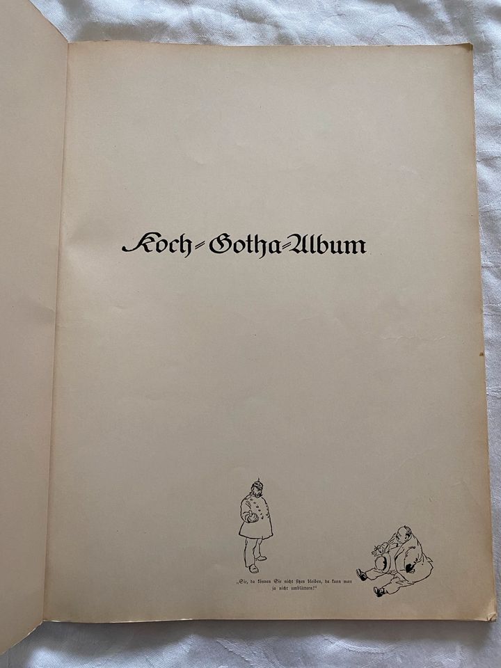 Koch Gotha Album Aus sorglosen Tagen 1926 Ullstein Verlag in Dresden