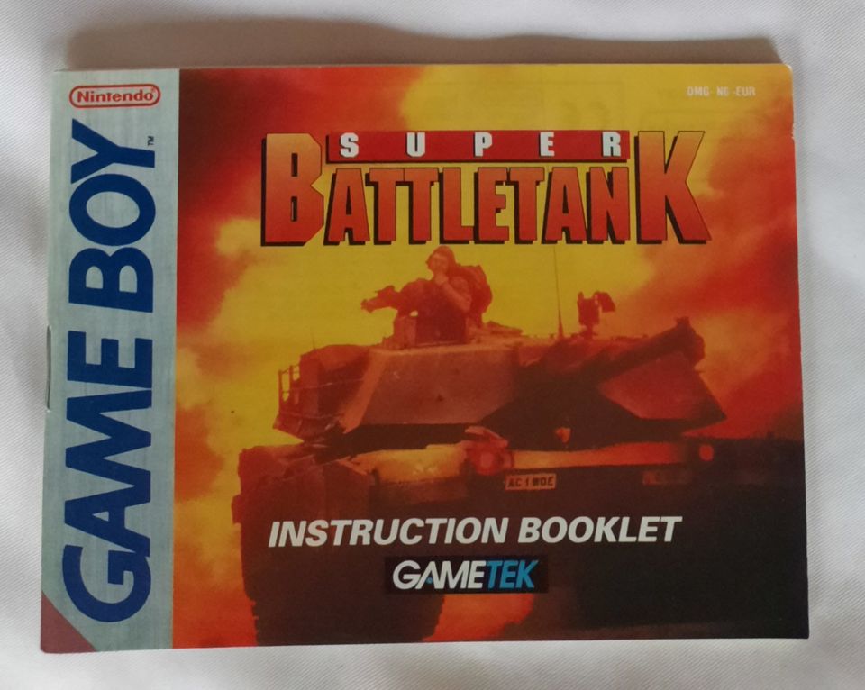 SUPER BATTLETANK ANLEITUNG - NINTENDO GAMEBOY CLASSIC in Schöningen