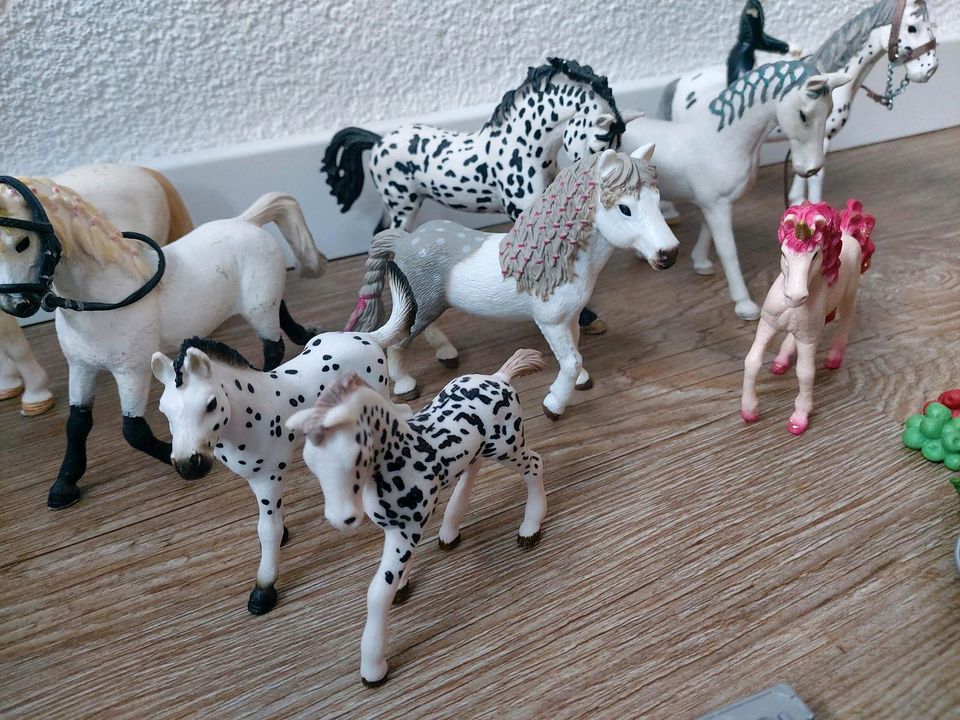 Schleich Pferde Fohlen Sammlung Konvolut Zubehör Einhorn Nr. 2 in Hamm