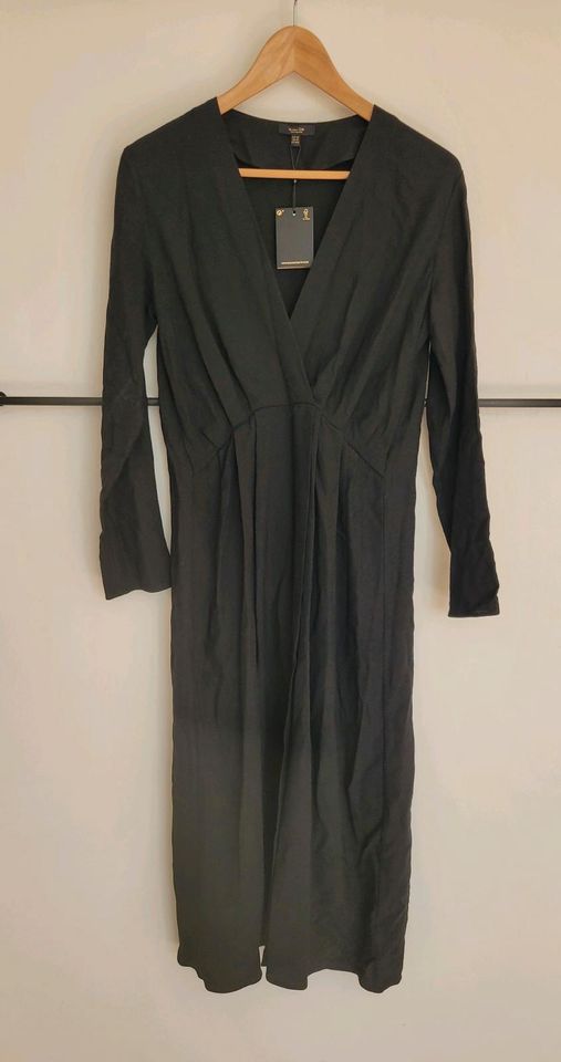 Massimo Dutti Kleid, neu, schwarz Gr. XS 34 edel, langarm in Hamburg