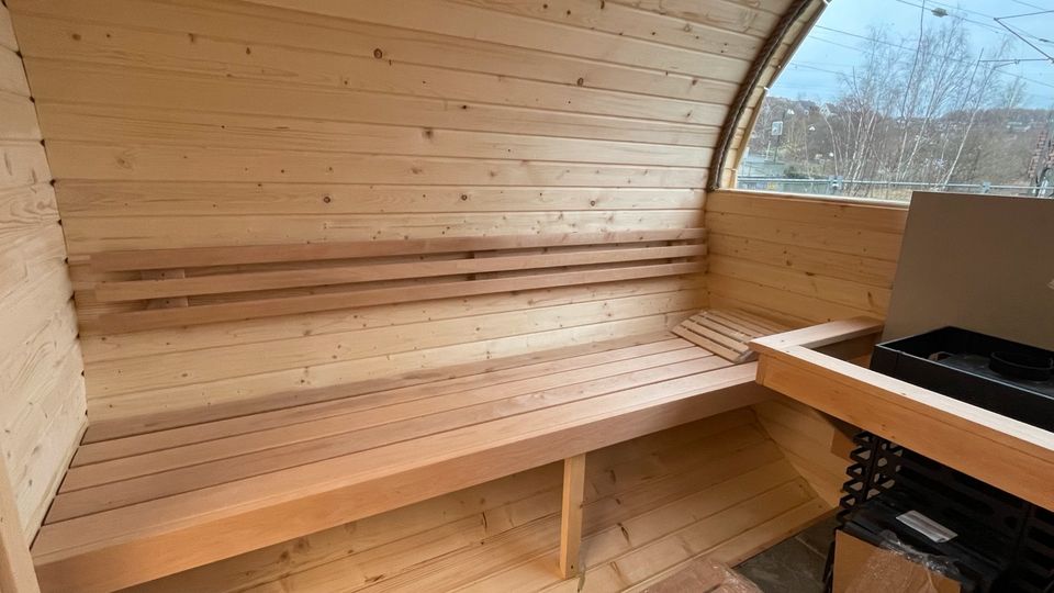 Fasssauna ink Holzofen 3 m/ Saunafass/ Gartensauna/ Sauna in Siegen