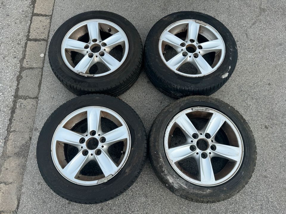 4x BMW E81 E82 E87 E88 Alufelgen 16 Zoll Sommerreifen 205 55 16 in Bochum