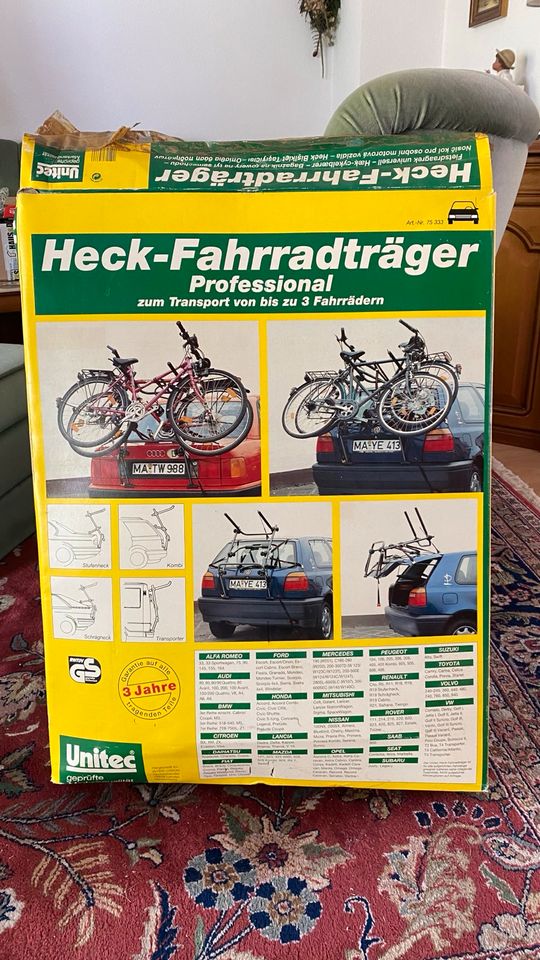 Heck Fahrradträger in Korschenbroich