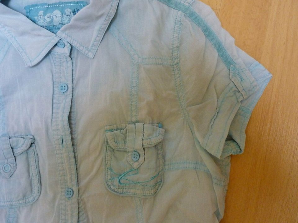 EDC helltürkise Bluse, sehr gut gepflegt, 1,50€ in Meckenheim