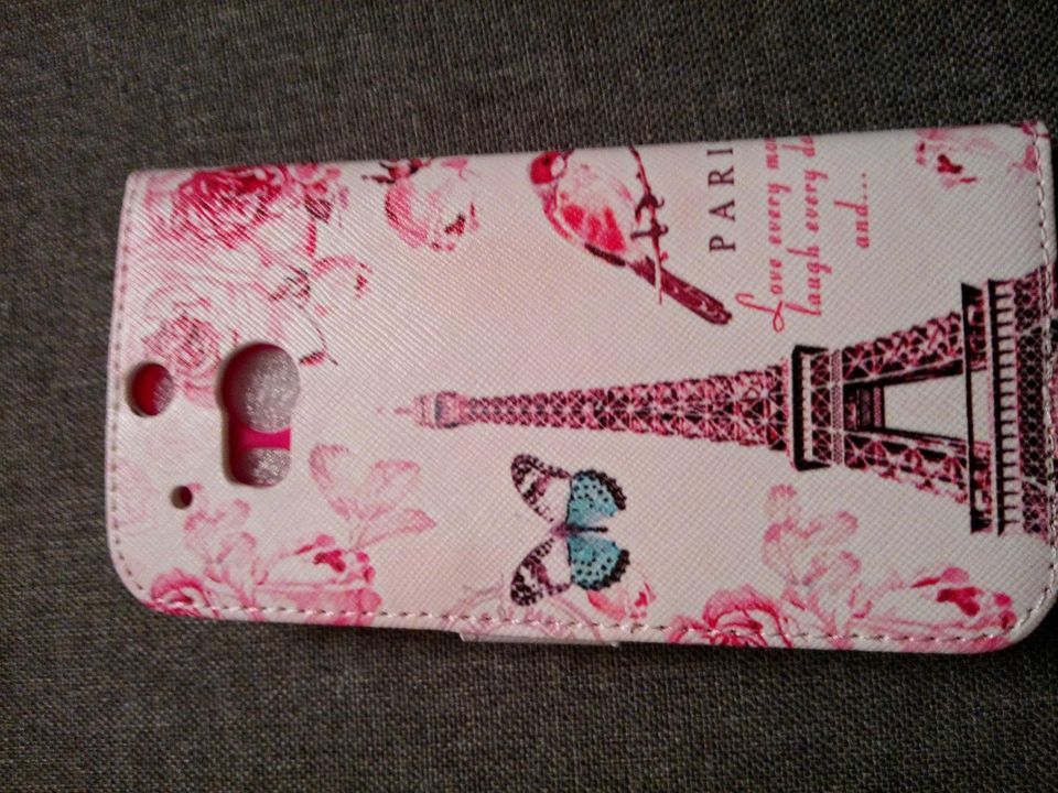 Neu! HTC ONE M8 Case Fliphülle Flipcase Handyhülle rosa in Nürnberg (Mittelfr)