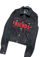 Vlone Friends Denim Jacket Herren Unisex Top Neu L Rot Schwarz Hessen - Hanau Vorschau