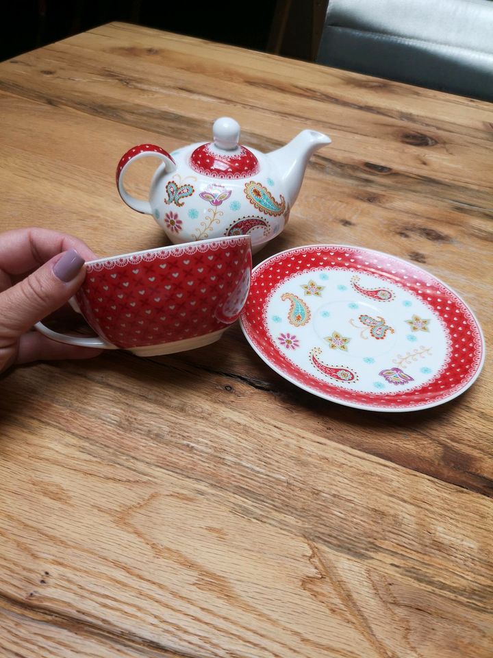 Teekanne, Teetasse, Tee-set, Gilde Tee-set in Aßlar