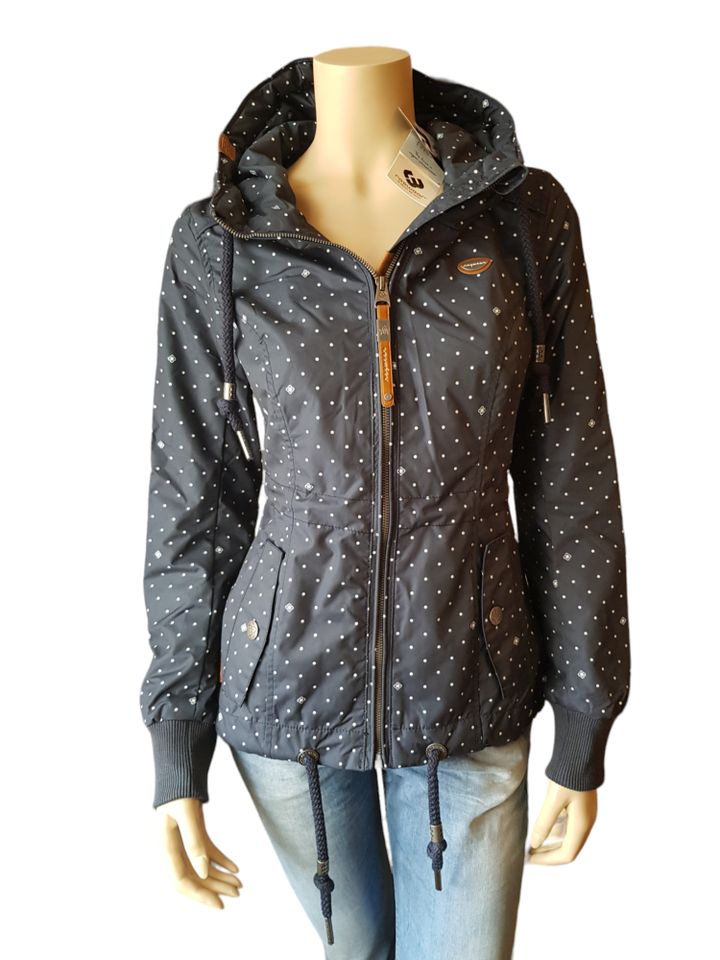 Ragwear Jacke Danka Dots Größe XS 34 Navy Neu mit Etikett in St. Egidien