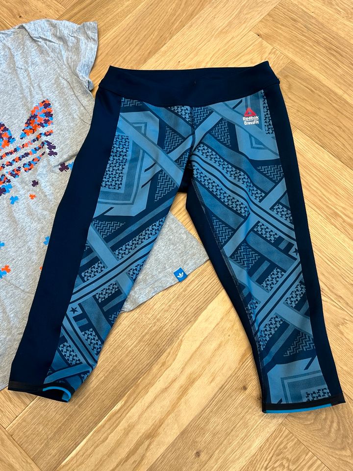 Reebok CrossFit Wende Leggings u Adidas Shirt XS S 34 36 in Kassel