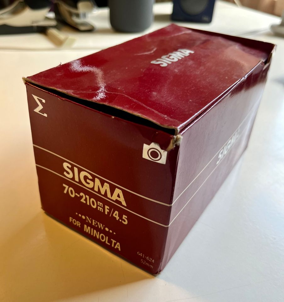 SIGMA Wechsel-Objektiv für Minolta 70-210mm F/4.5 in Dossenheim