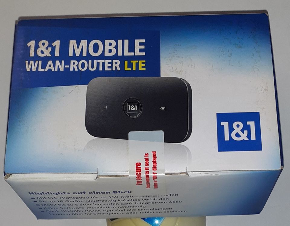 1&1 mobiler Router Type ZTE Modell MF920U Original verpackt in Essen