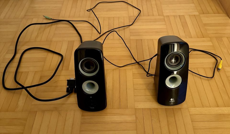 Logitech Speaker Z323 Lautsprechersystem mit Subwoofer, schwarz in Centrum