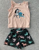 Set H&M 134 Shorts und Shirt Pailletten Zebra Leopard neu Niedersachsen - Leiferde Vorschau