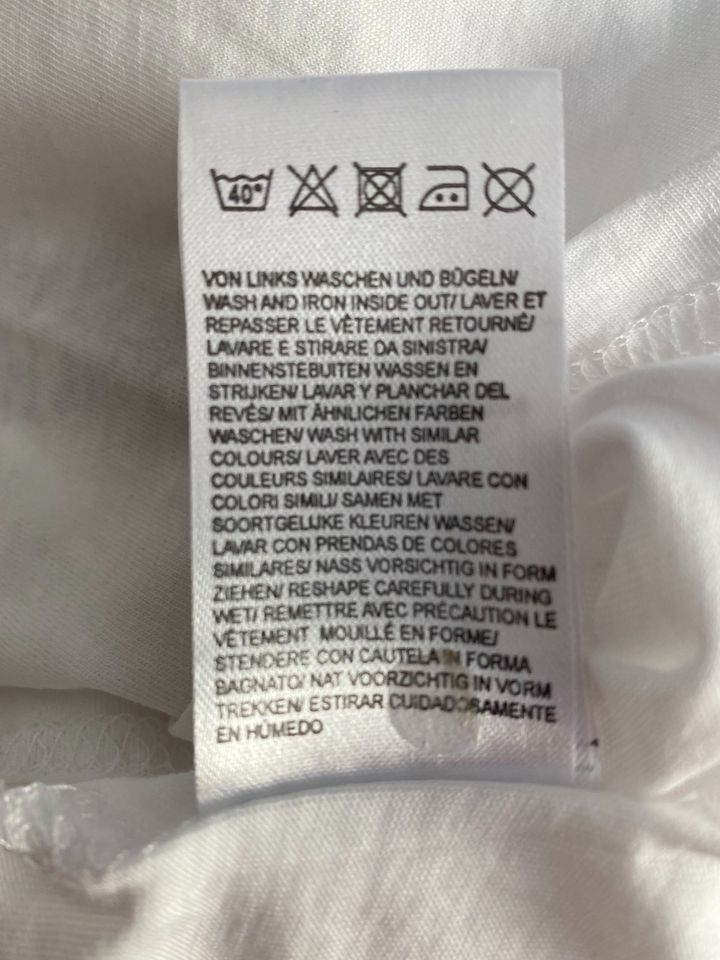 Even&Odd T-Shirt Weiss Pailletten schwarz Gr.XL in Hamburg