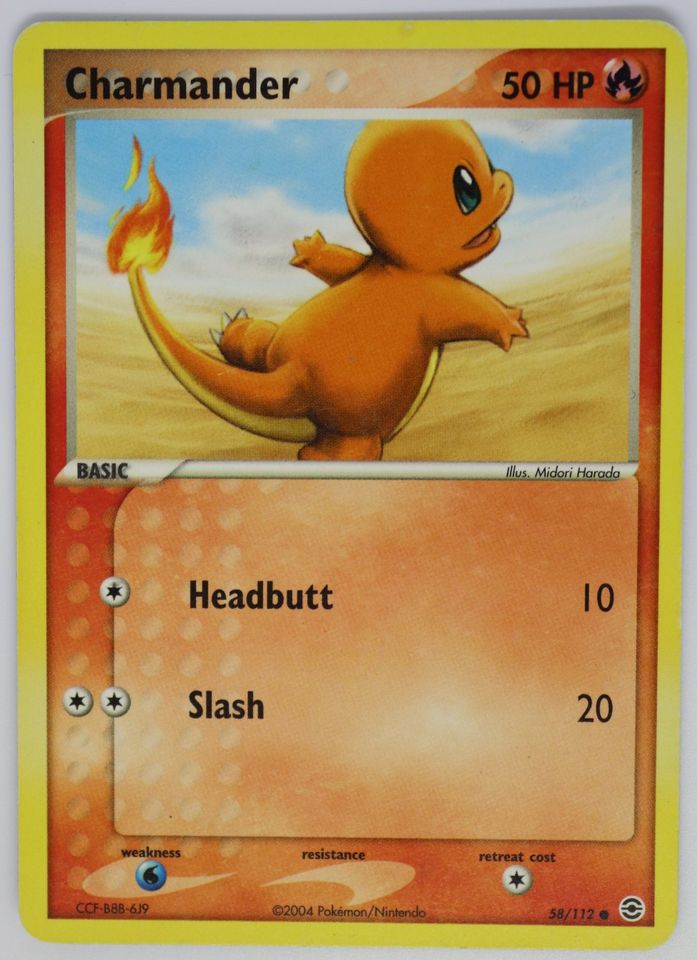 Pokémon Charmander & Charmeleon EX Fire Red & Leaf Green #/112 in Kiel