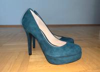 Buffalo Highheels Plateau high Heels 36 grün türkis blau Hessen - Heidenrod Vorschau