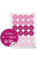 Schön, dass du da bist Sticker pink rosa Beere Hochzeit 165 Stück Bayern - Aschaffenburg Vorschau