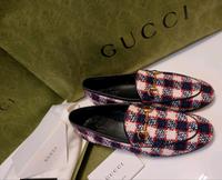 Original Gucci Jordaan Loafers Gr. 38,5  Tweed Niedersachsen - Oldenburg Vorschau