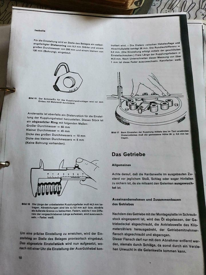 BORGWARD ISABELLA, Reparaturanleitung, inkl. Versand in Haselünne