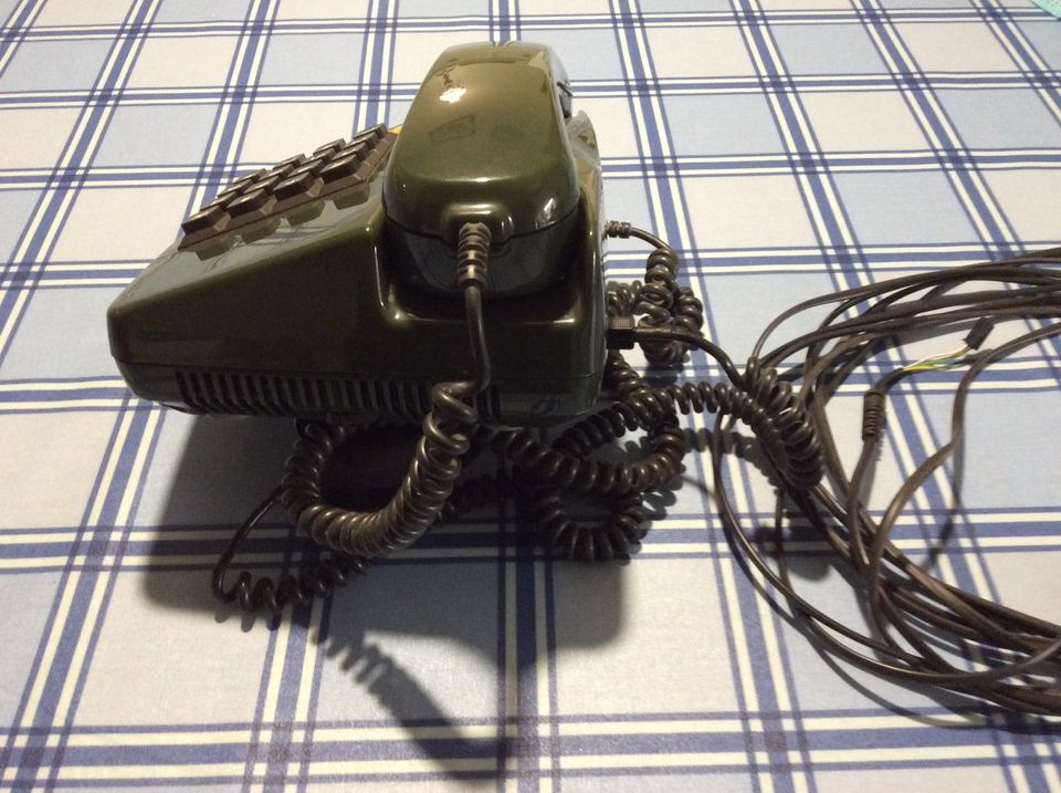 Nostalgie / Retro Telefon, grün in Papenburg