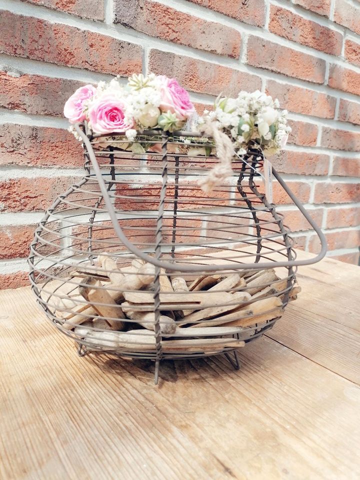 Eierkorb ♡ Shabby Chic ♡ Vintage in Südbrookmerland