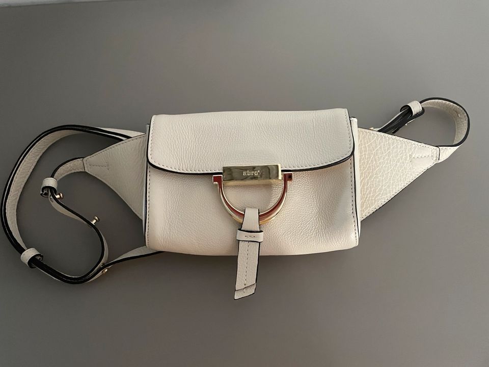 Abro Gürteltasche Handytasche Schultertasche Leder Creme in Paderborn