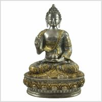 Lehrender Buddha 33cm 4kg Messing versilbert Vitarka Mudra München - Schwabing-Freimann Vorschau