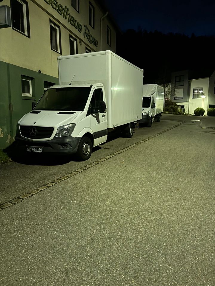 LKW mit Fahrer mieten, Transporter mit Fahrer in Wildberg