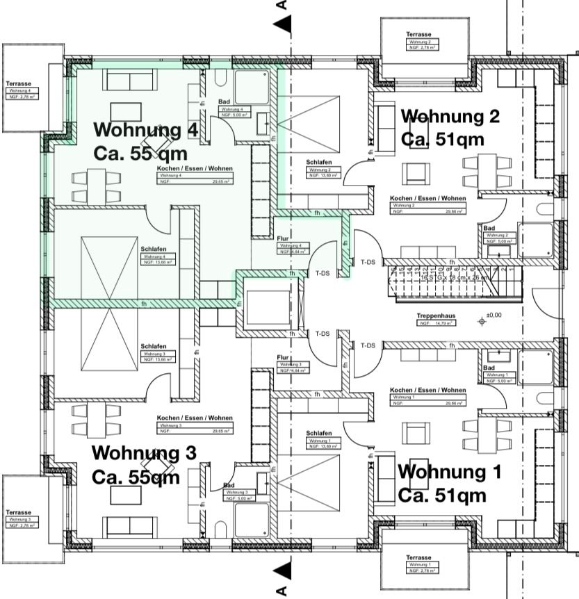 Neubauwohnungen zur Miete ab 01.08.2024 - hochwertige Ausstattung in Bocholt